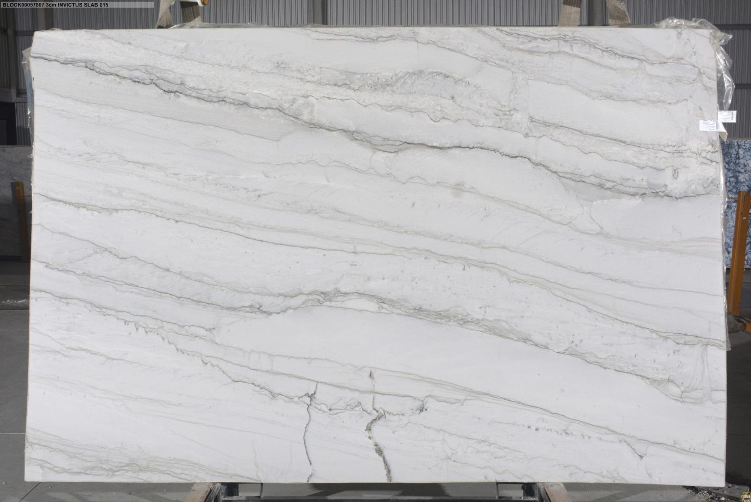 INFINITY WHITE QUARTZITE LOT 57807 – BCS Stone Showroom